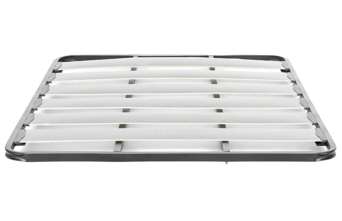 Černý postelový rošt Kave Home Talo 150 x 190 cm
