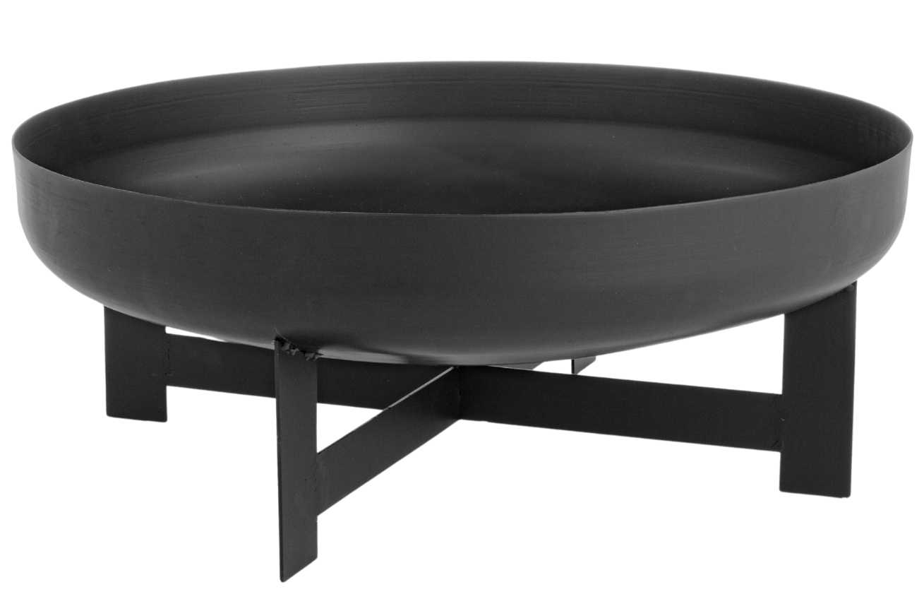 Černé kovové ohniště Bizzotto Efesto 60 cm