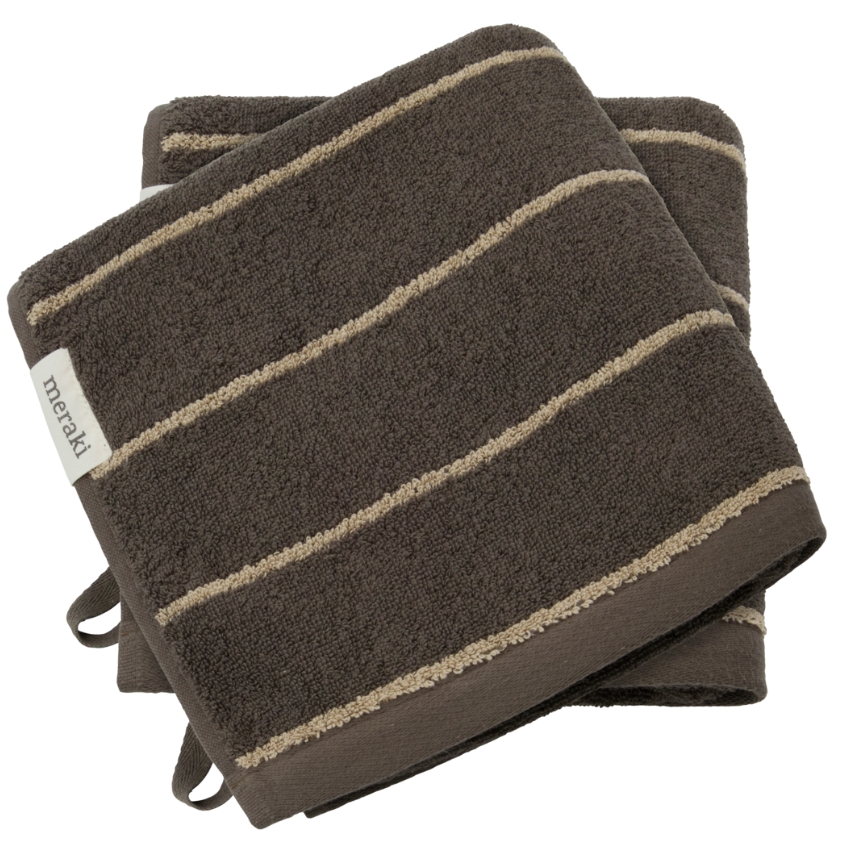 Meraki Sada zelených ručníků MKStripe 100 x 50 cm