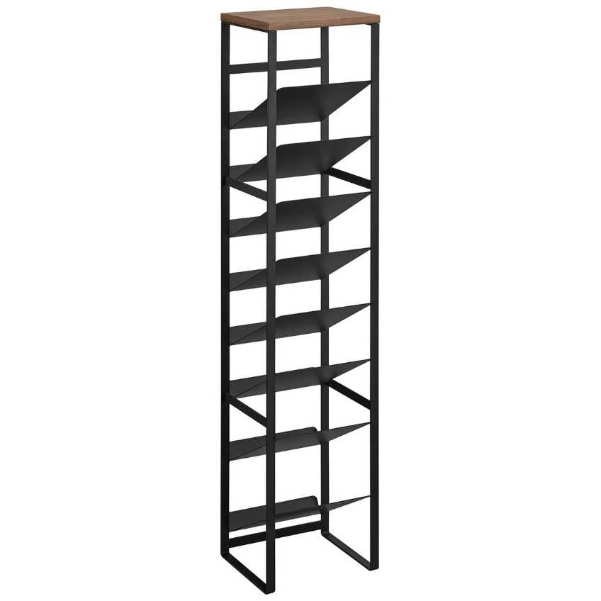 YAMAZAKI Kovový stojan na láhve Tower 88