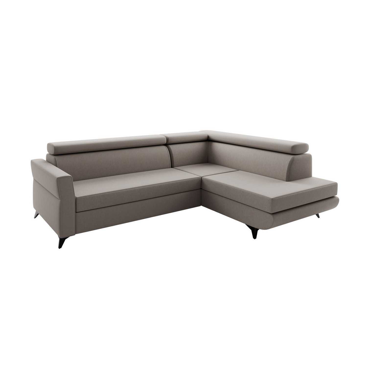 Rohová rozkládací sedací souprava BERGAMO Pravá