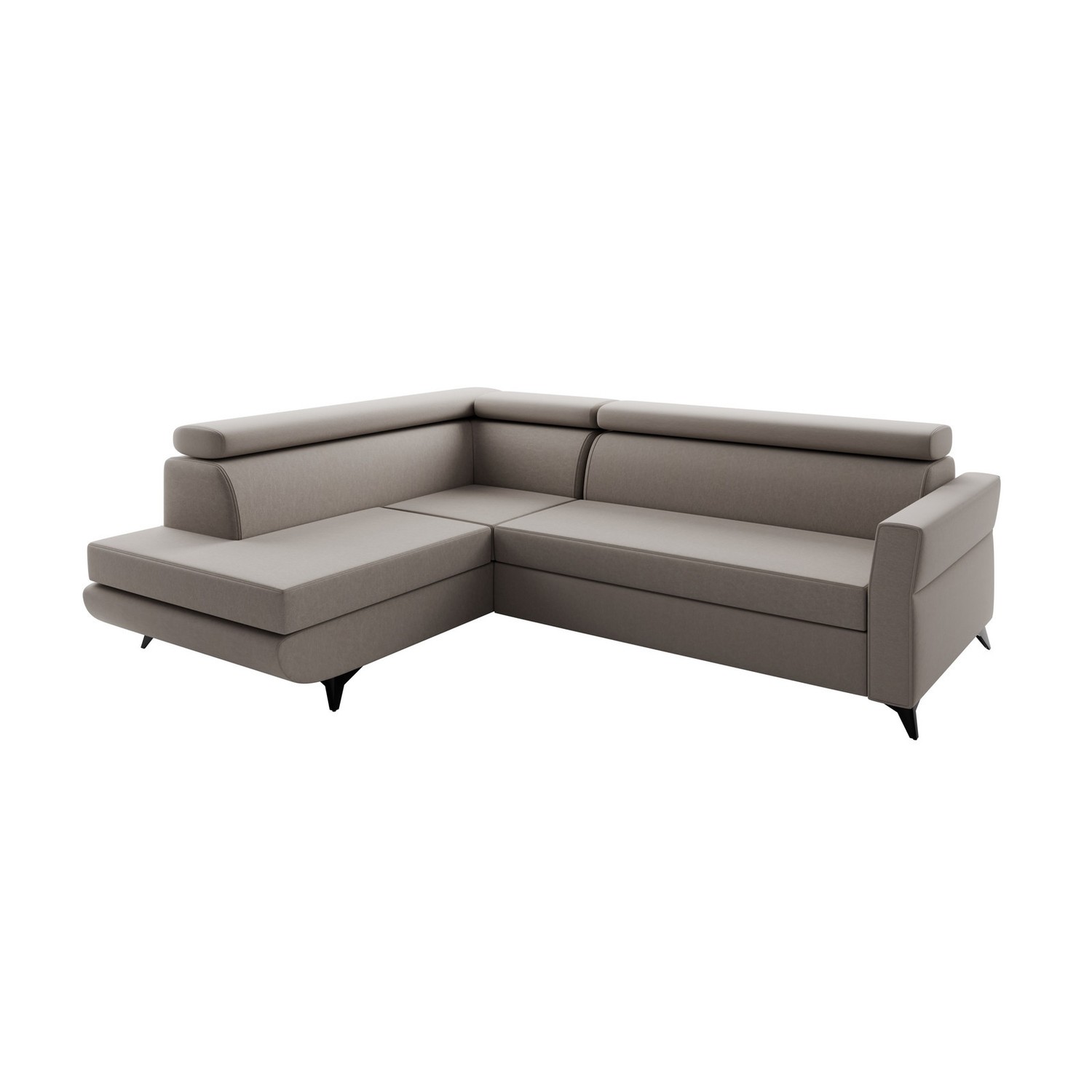 Rohová rozkládací sedací souprava BERGAMO Levá