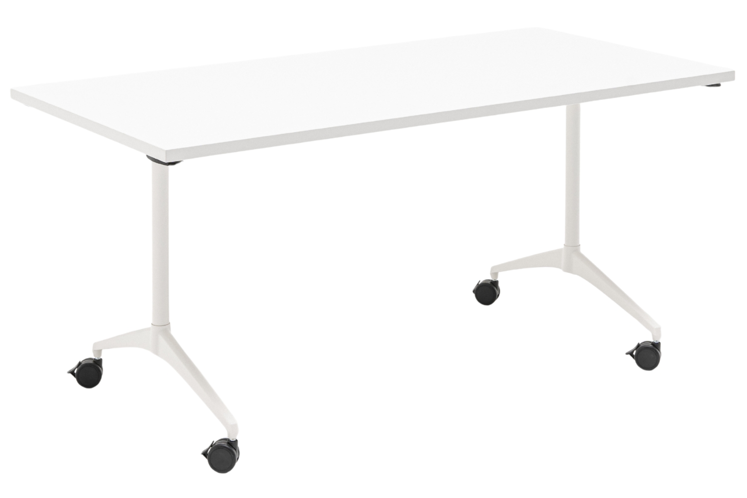 MDD Bílý skládací pracovní stůl Revi 140 x 70 cm